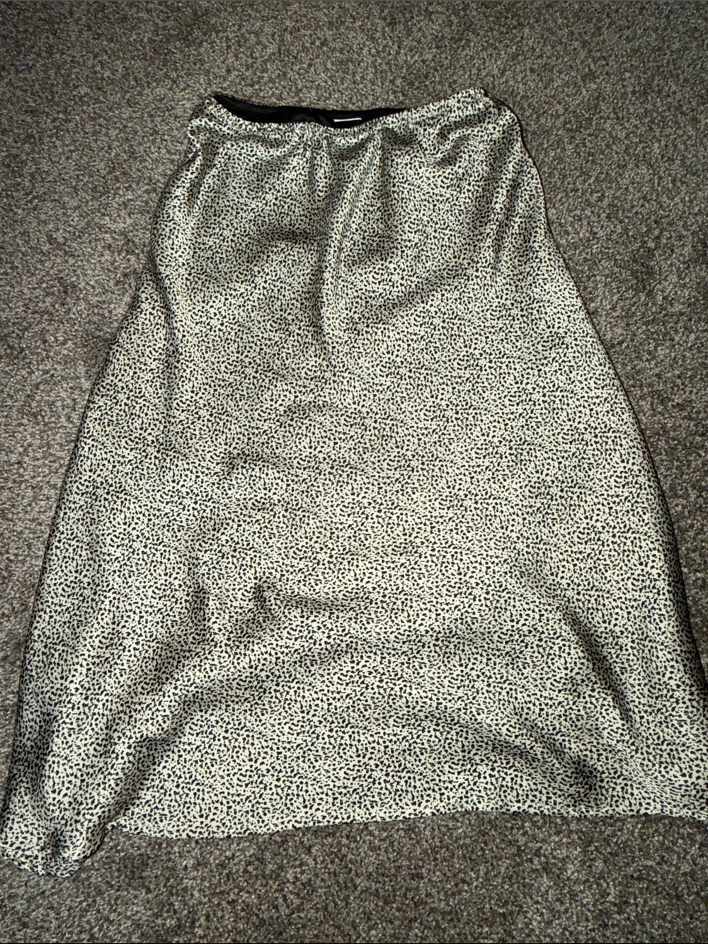 Sienna Sky Black and White Printed Maxi Skirt